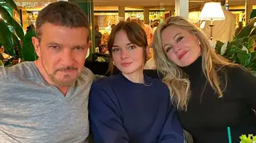 Antonio Banderas, Stella Banderas y Melanie Griffith Antonio Banderas, Stella Banderas y Melanie Griffith