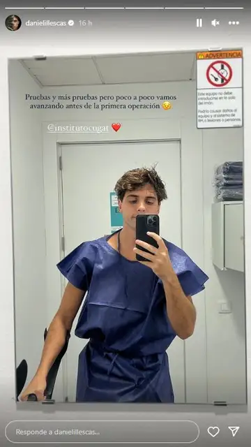 Daniel Illescas se hace unas pruebas médicas Daniel Illescas se hace unas pruebas médicas