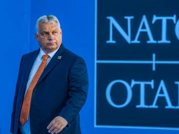 El presidente de Hungría, Viktor Orban, en una cumbre de la OTAN.