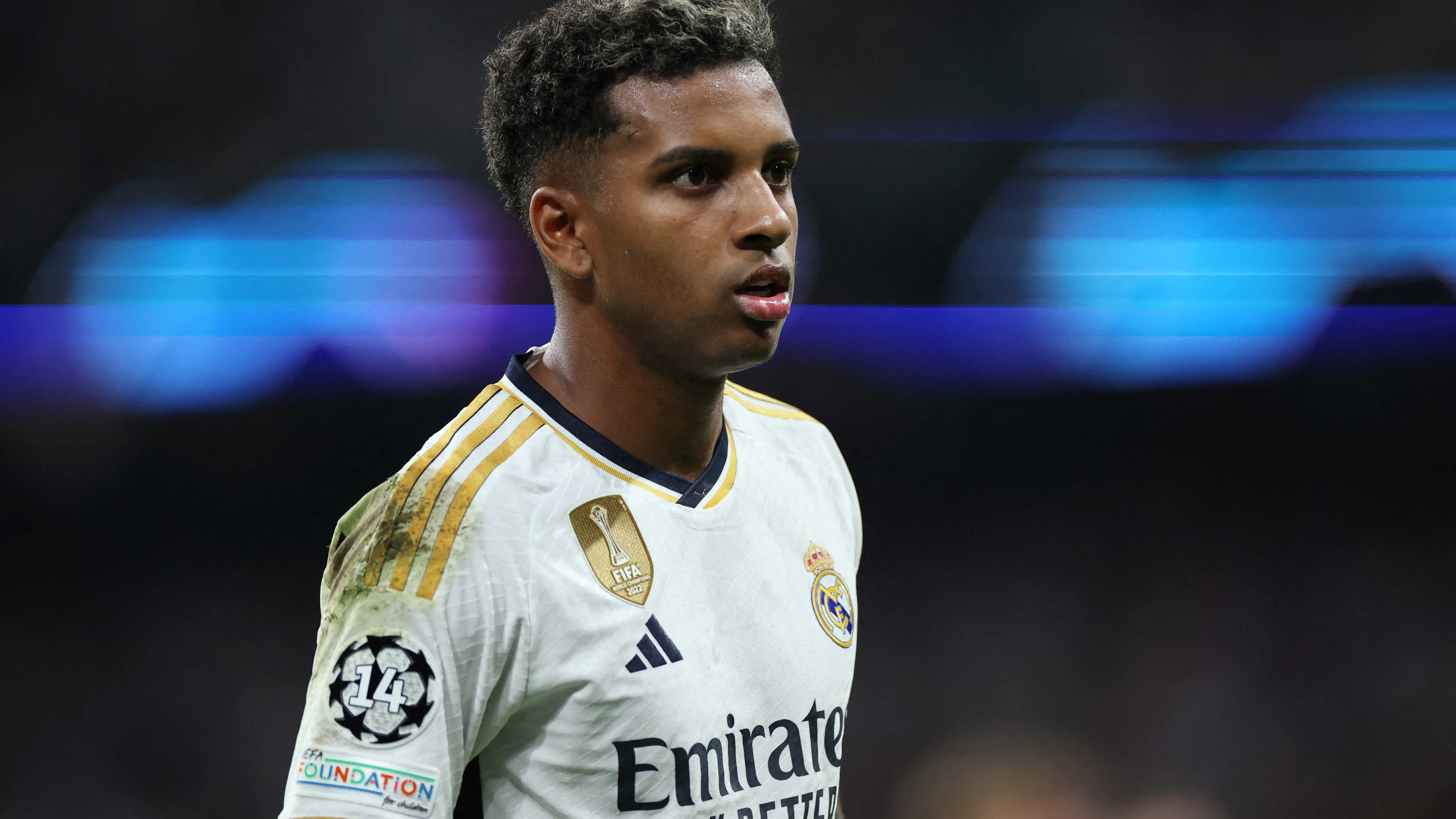Rodrygo, en un partido del Real Madrid Rodrygo, en un partido del Real Madrid
