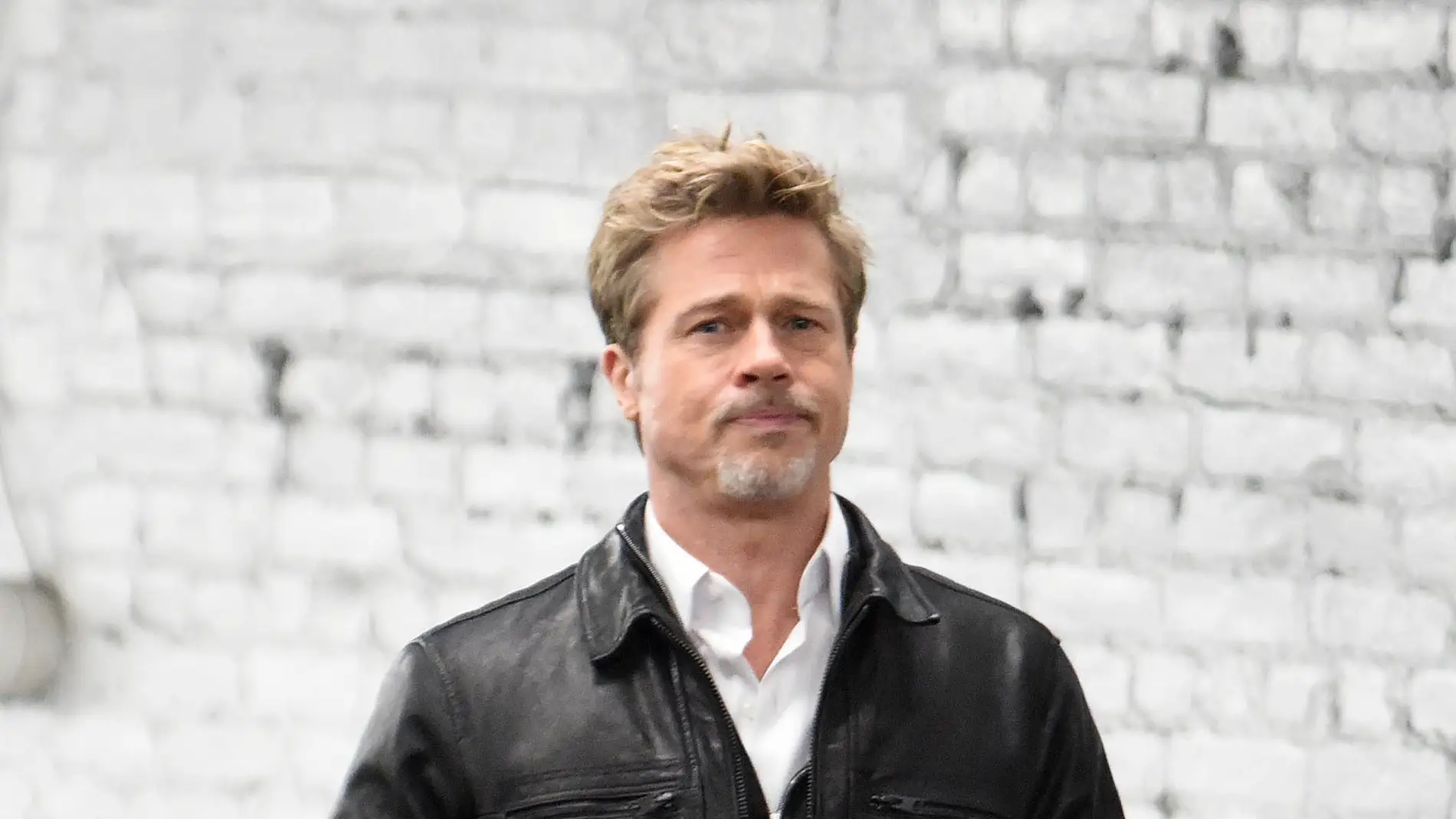Brad Pitt rodando Wolves en Nueva York en febrero de 2023