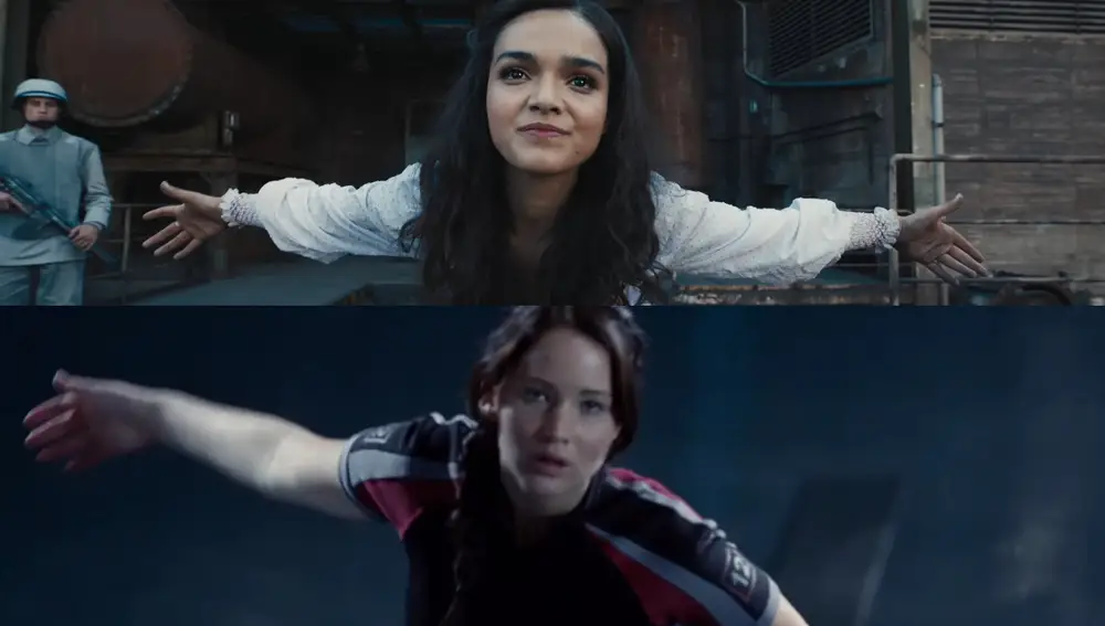 La reverencia de Katniss y Lucy Gray