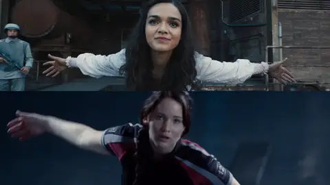 La reverencia de Katniss y Lucy Gray La reverencia de Katniss y Lucy Gray