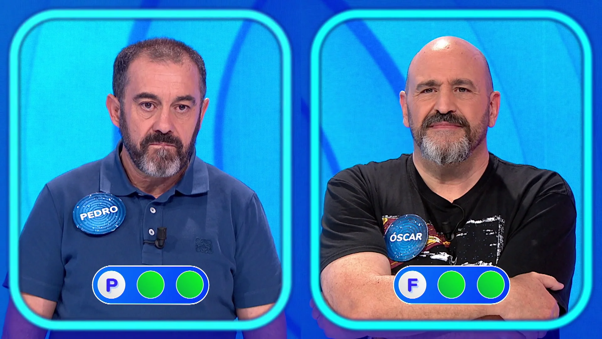 Óscar suda para ganar al aspirante: uno de sus duelos más largos en la Silla Azul Óscar suda para ganar al aspirante: uno de sus duelos más largos en la Silla Azul