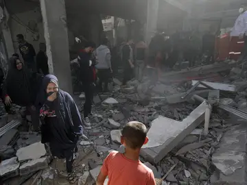 Buscan supervivientes en Gaza Buscan supervivientes en Gaza