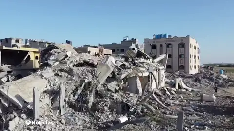 El antes y después de los bombardeos de Gaza: la tregua permite comprobar el alcance de la destrucción