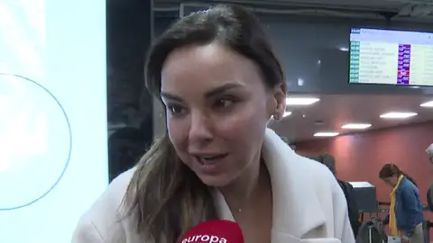 Chenoa con la prensa Chenoa con la prensa