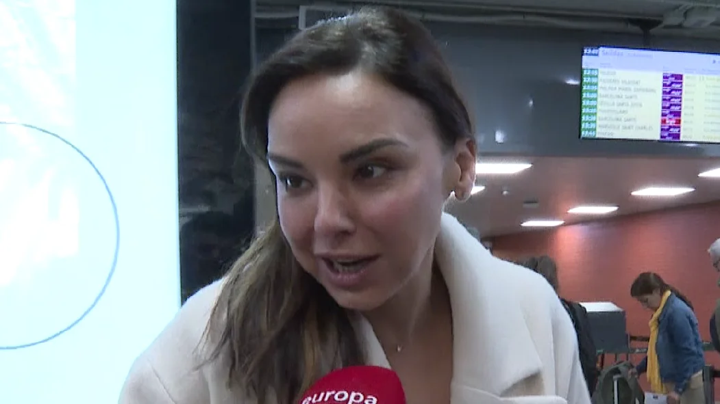 Chenoa con la prensa