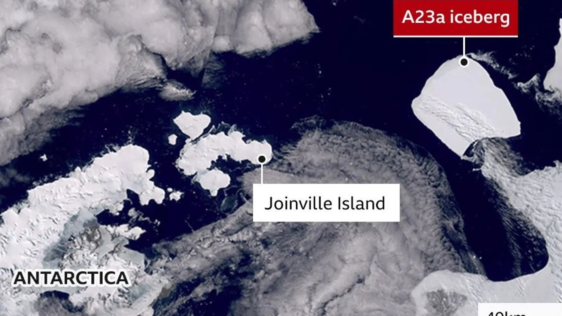 Así es el mayor iceberg del mundo que se mueve de nuevo tras 30 años
