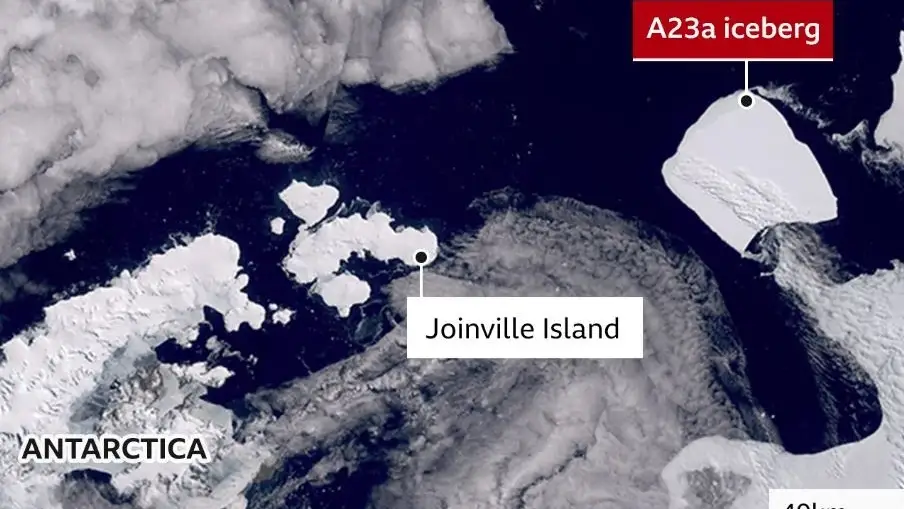 Así es el mayor iceberg del mundo que se mueve de nuevo tras 30 años Así es el mayor iceberg del mundo que se mueve de nuevo tras 30 años