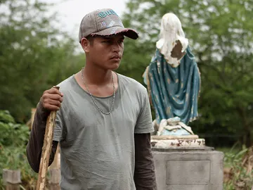 Kevin Andrés Muñoz en la película Lavaperros Kevin Andrés Muñoz en la película Lavaperros