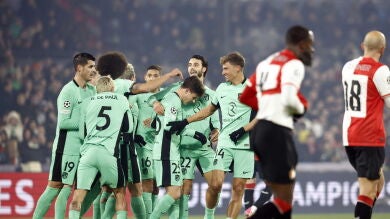 El Atlético de Madrid, a octavos tras ganar al Feyenoord en Rotterdam