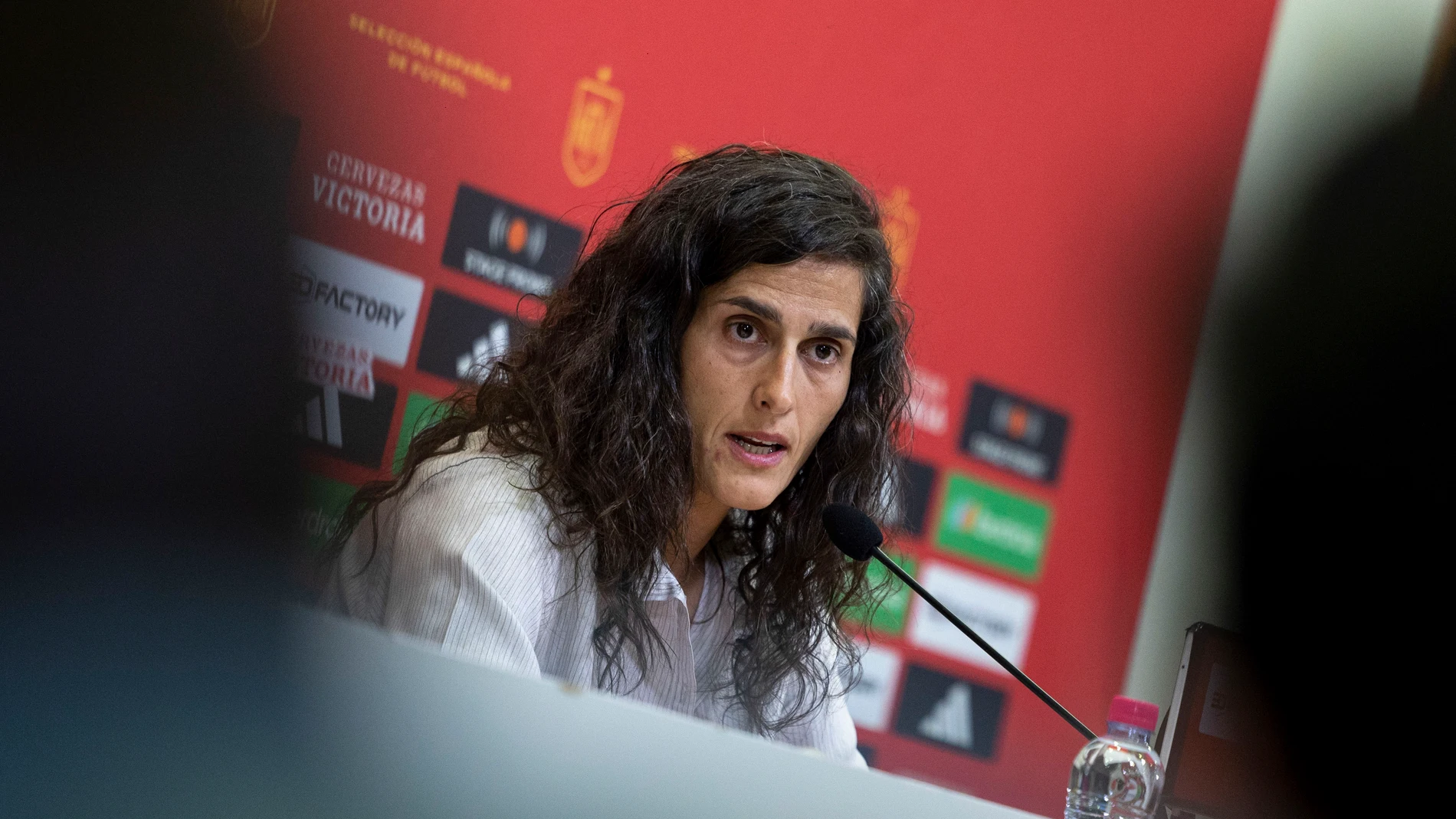 Montse Tomé, en la sede de la RFEF Montse Tomé, en la sede de la RFEF