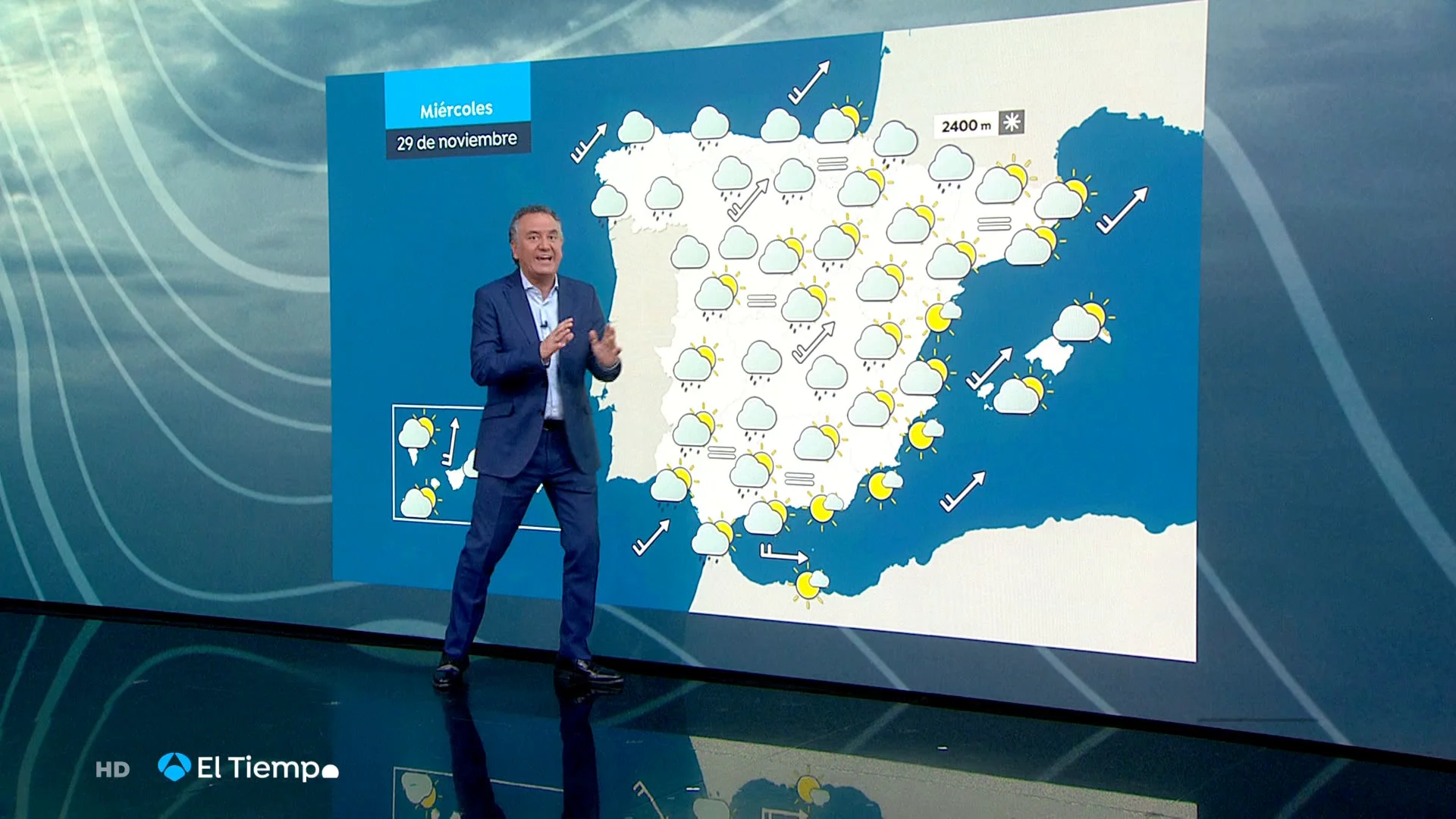 Roberto Brasero avanza que llega el fr&iacute;o invernal: "Una bajada de 10&ordm; en 2 d&iacute;as es de las que se nota"