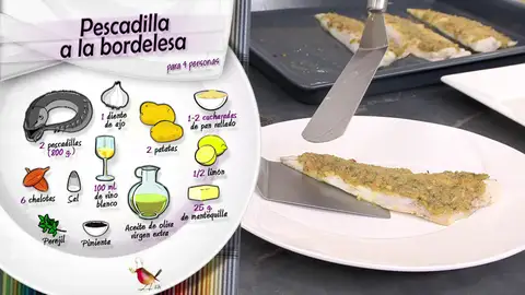 Ingredientes Pescadilla a la bordalesa Ingredientes Pescadilla a la bordalesa
