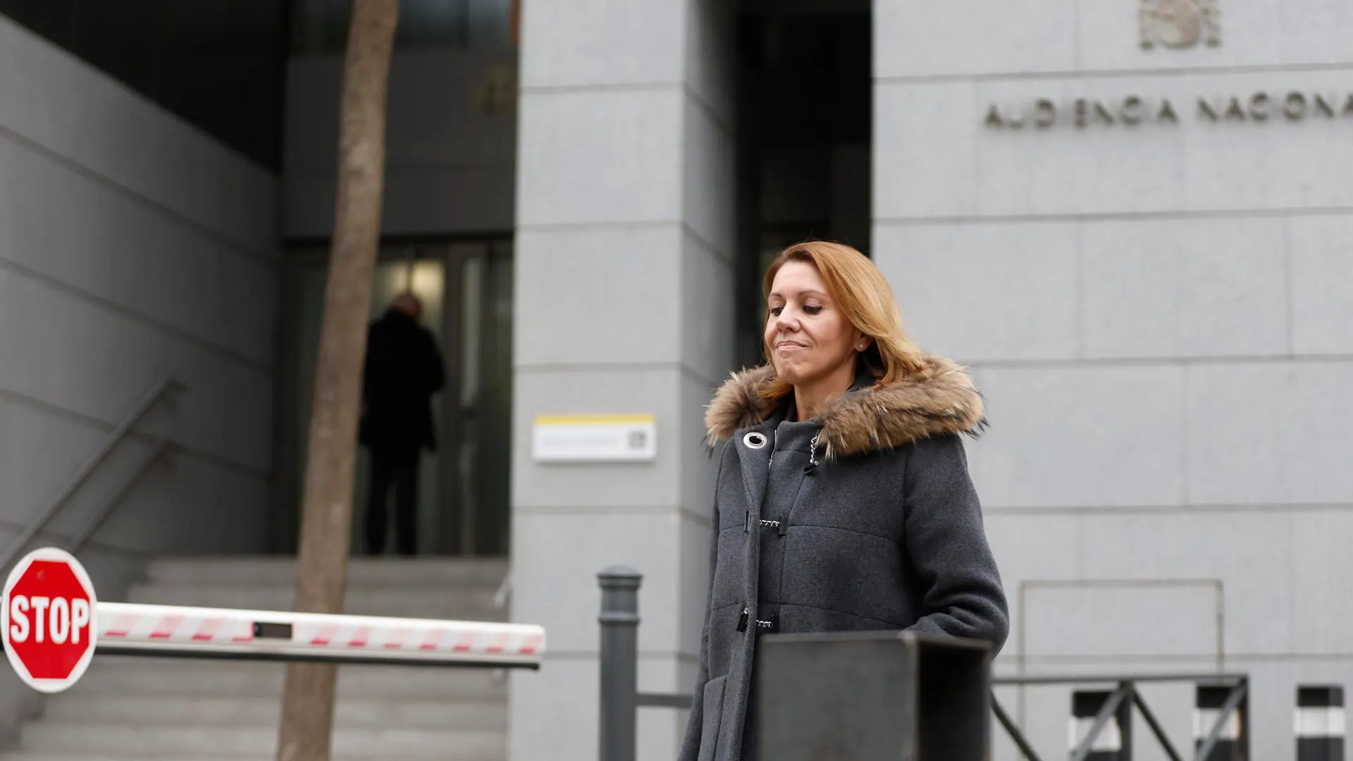 Cospedal en las inmediaciones de la Audiencia Nacional Cospedal en las inmediaciones de la Audiencia Nacional