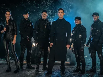 Escena de la serie Berlín Escena de la serie Berlín