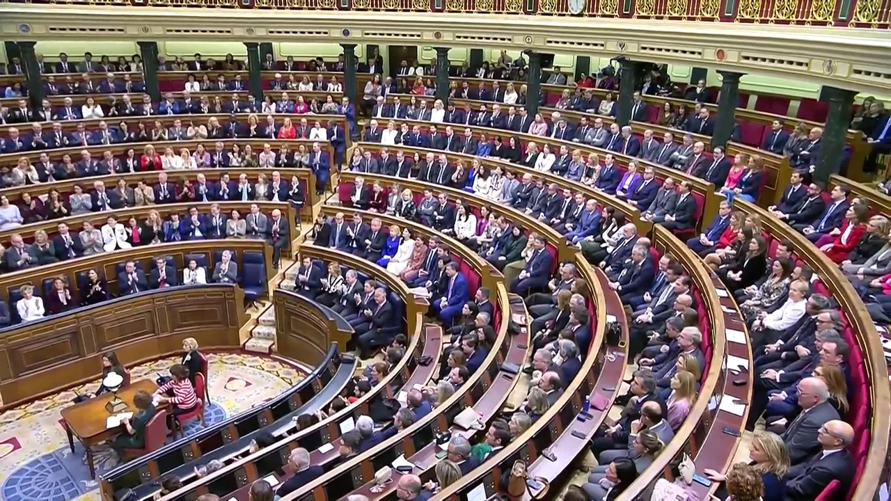 Aplausos discurso Armengol Aplausos discurso Armengol