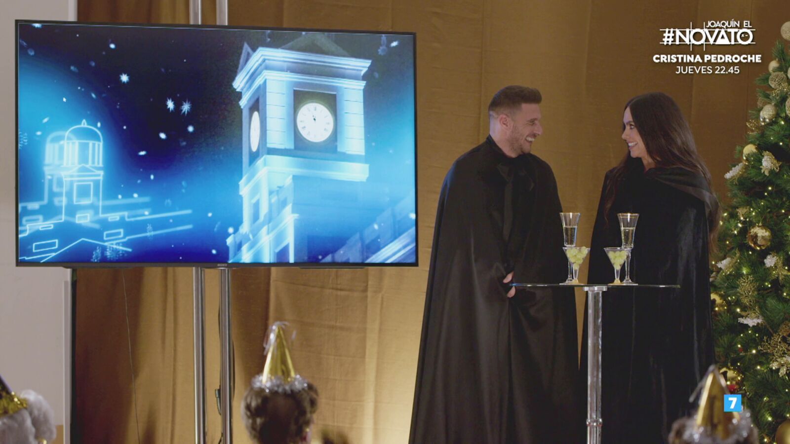 ¿Dará pistas del vestido de las Campanadas? Joaquín, el novato con Cristina Pedroche, el jueves en Antena 3