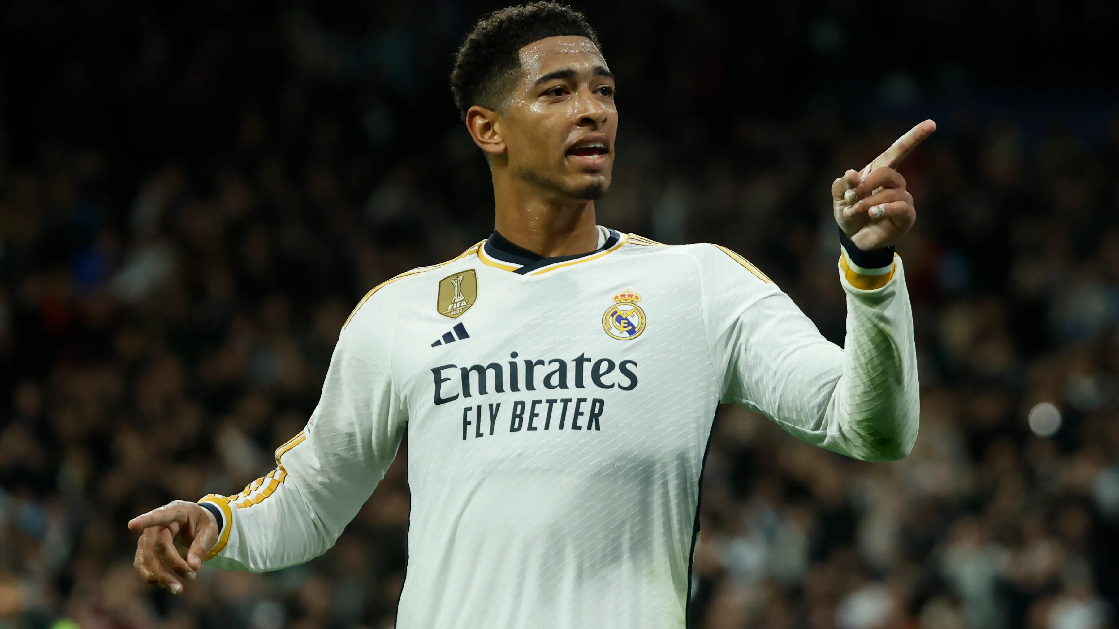Jude Bellingham en el partido de Champions entre el Real Madrid y el Nápoles Jude Bellingham en el partido de Champions entre el Real Madrid y el Nápoles