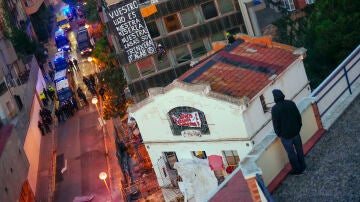 Imagen de los dos edificios en La Bonanova
