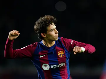 Joao Félix celebra su tanto ante el Atlético de Madrid (1-0) Joao Félix celebra su tanto ante el Atlético de Madrid (1-0)