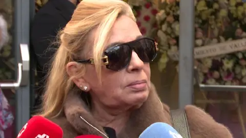 Carmen Borrego tras visitar la capilla ardiente de Concha Velasco Carmen Borrego tras visitar la capilla ardiente de Concha Velasco