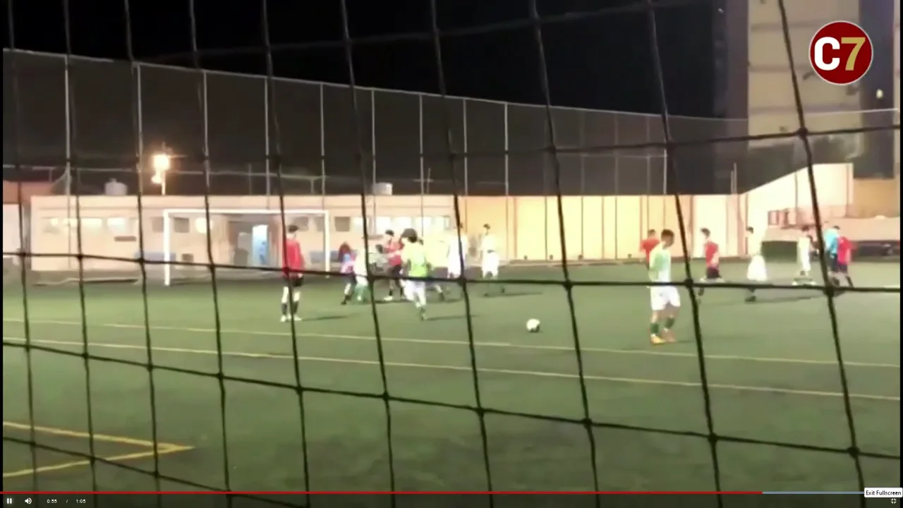 Pelea en el fútbol base en Canarias Pelea en el fútbol base en Canarias