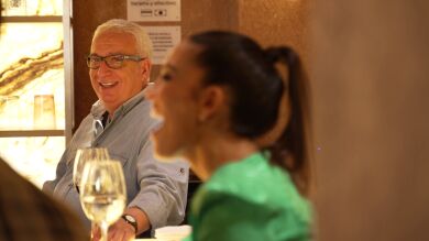 Así se grabó el programa de Leo Harlem en Joaquín, el novato