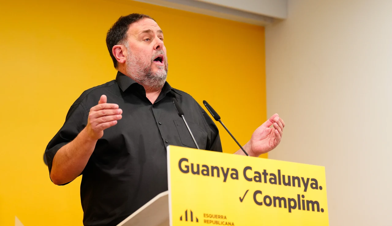 El presidente de ERC, Oriol Junqueras