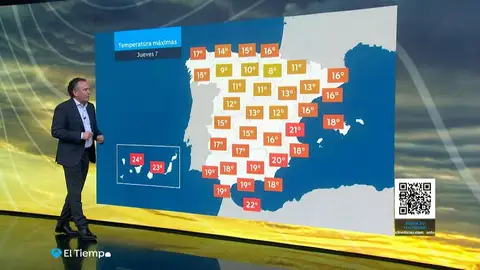 La previsión del tiempo de Roberto Brasero La previsión del tiempo de Roberto Brasero