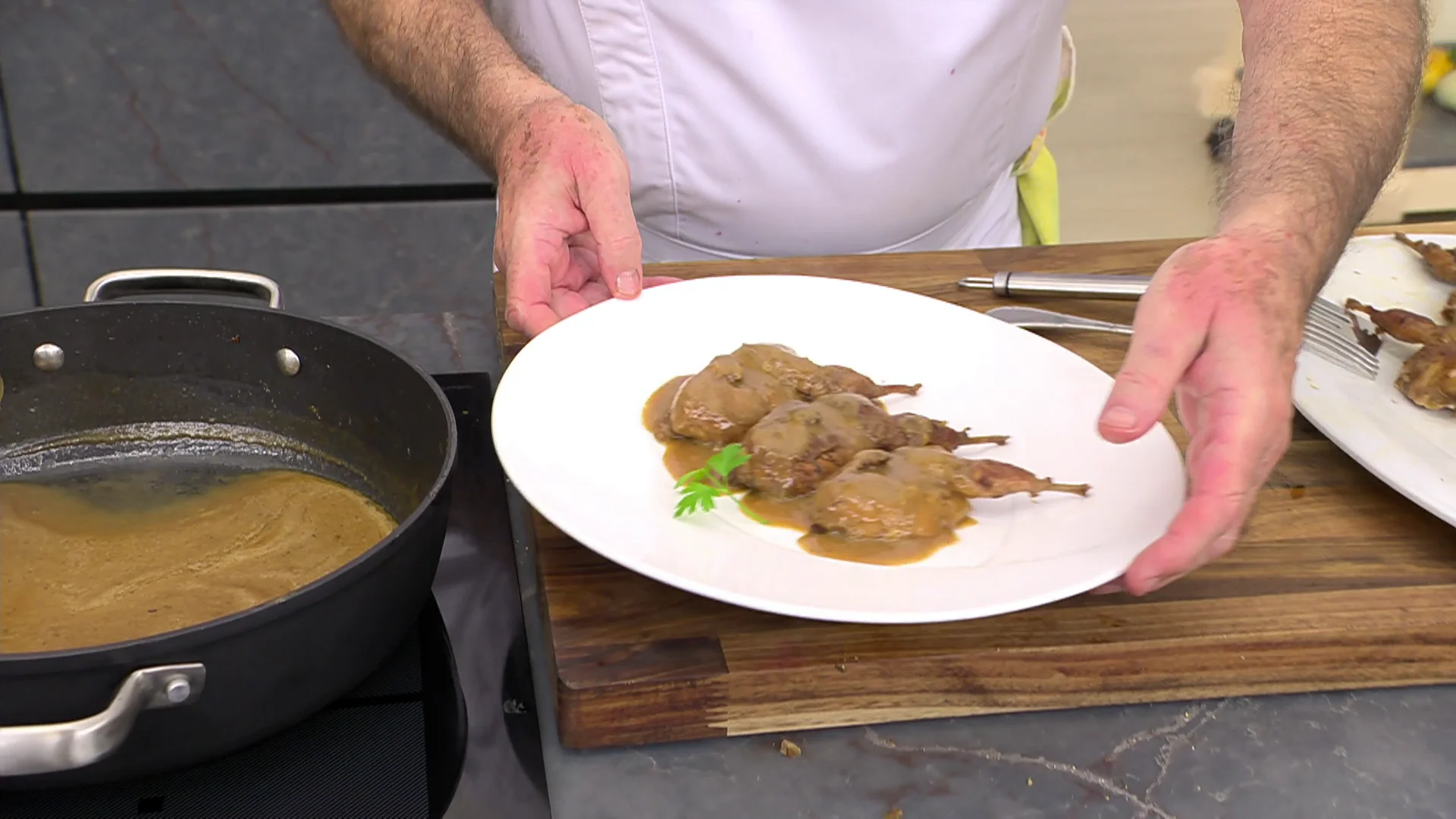 Codornices en salsa de Joseba Codornices en salsa de Joseba