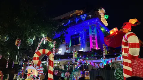 Corrales, en Huelva, luce su decoración navideña Corrales, en Huelva, luce su decoración navideña