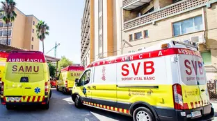Una unidad SAMU y una SVB Una unidad SAMU y una SVB