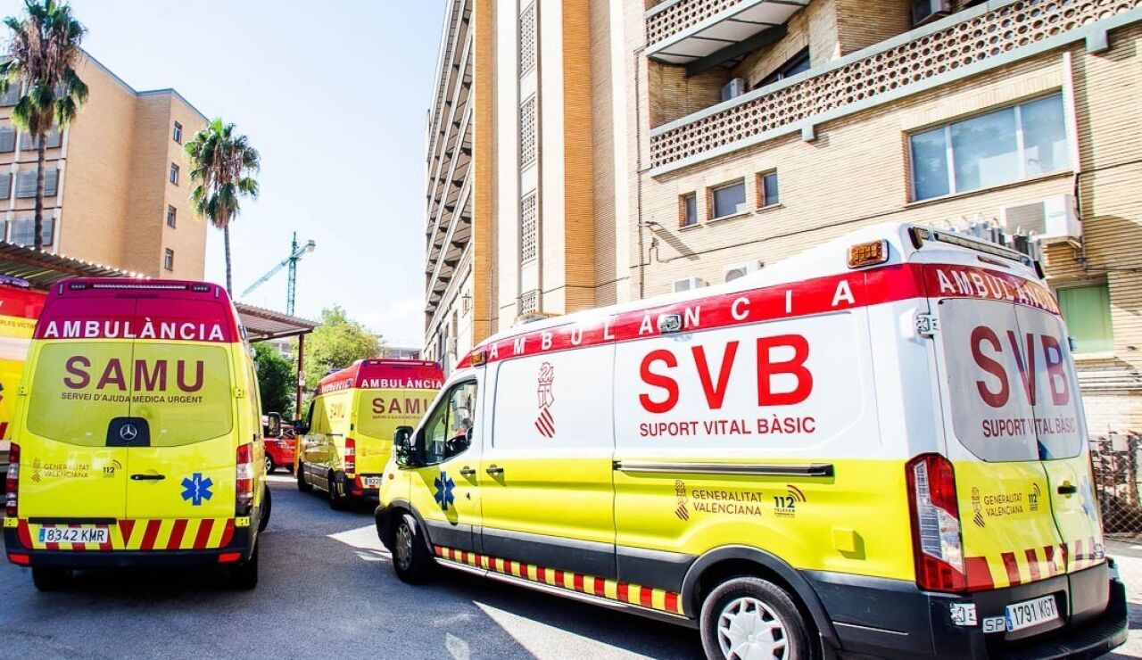 Una unidad SAMU y una SVB
