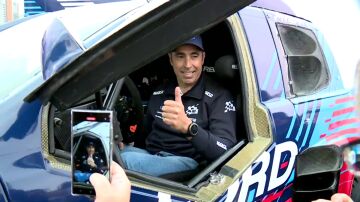 Nani Roma, en el Ford con el que competirá en el Dakar 2024