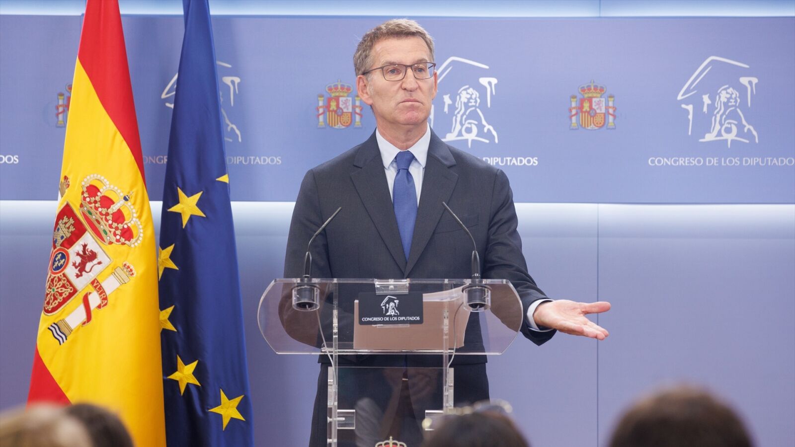 Feijóo condena las palabras de Abascal y acusa al PSOE de 'tapar' la amnistía con 