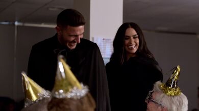 Así se grabaron las Campanadas de Cristina Pedroche y Joaquín en una residencia de mayores