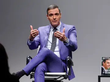Pedro Sánchez, en la presentación de su libro Pedro Sánchez, en la presentación de su libro