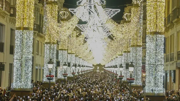 Encendido de luces en Málaga Encendido de luces en Málaga