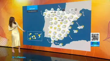 Mapa de precipitaciones para este miércoles Mapa de precipitaciones para este miércoles
