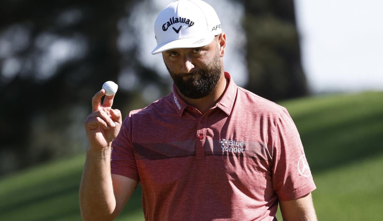 El golfista espa&ntilde;ol Jon Rahm en acci&oacute;n