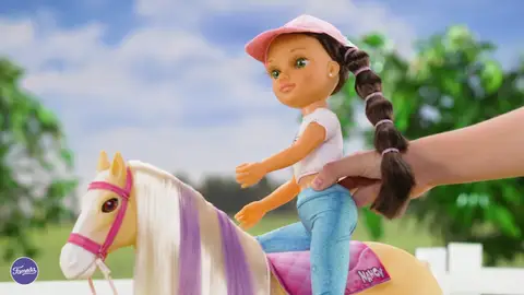 Nancy a caballo Nancy a caballo