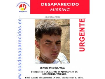 Sergio Medina Vila, desaparecido