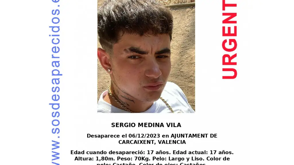 Sergio Medina Vila, desaparecido
