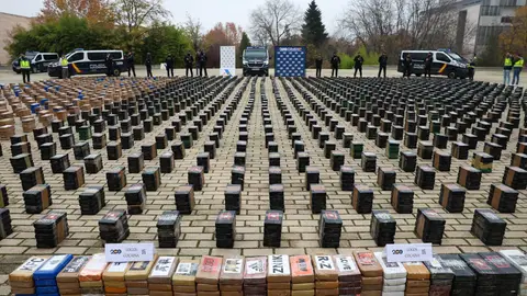 Droga incautada por la Policía Droga incautada por la Policía