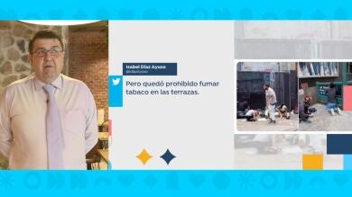 El discurso de un hostelero sobre la prohibición de fumar en las terrazas: 