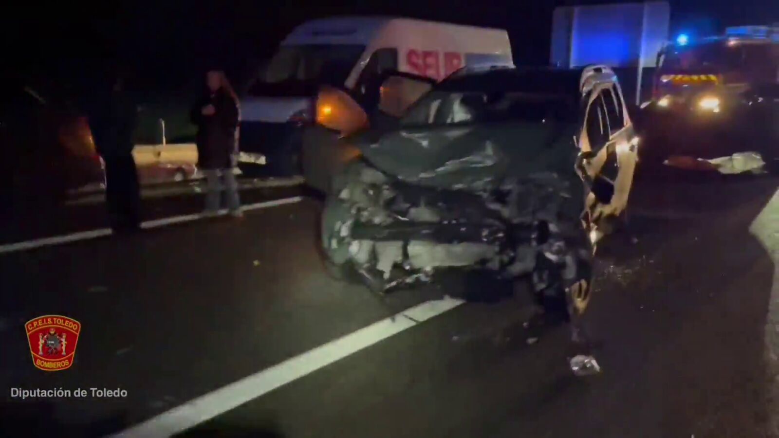 Un conductor kamikaze provoca un muerto y cinco heridos en Santa Olalla (Toledo)