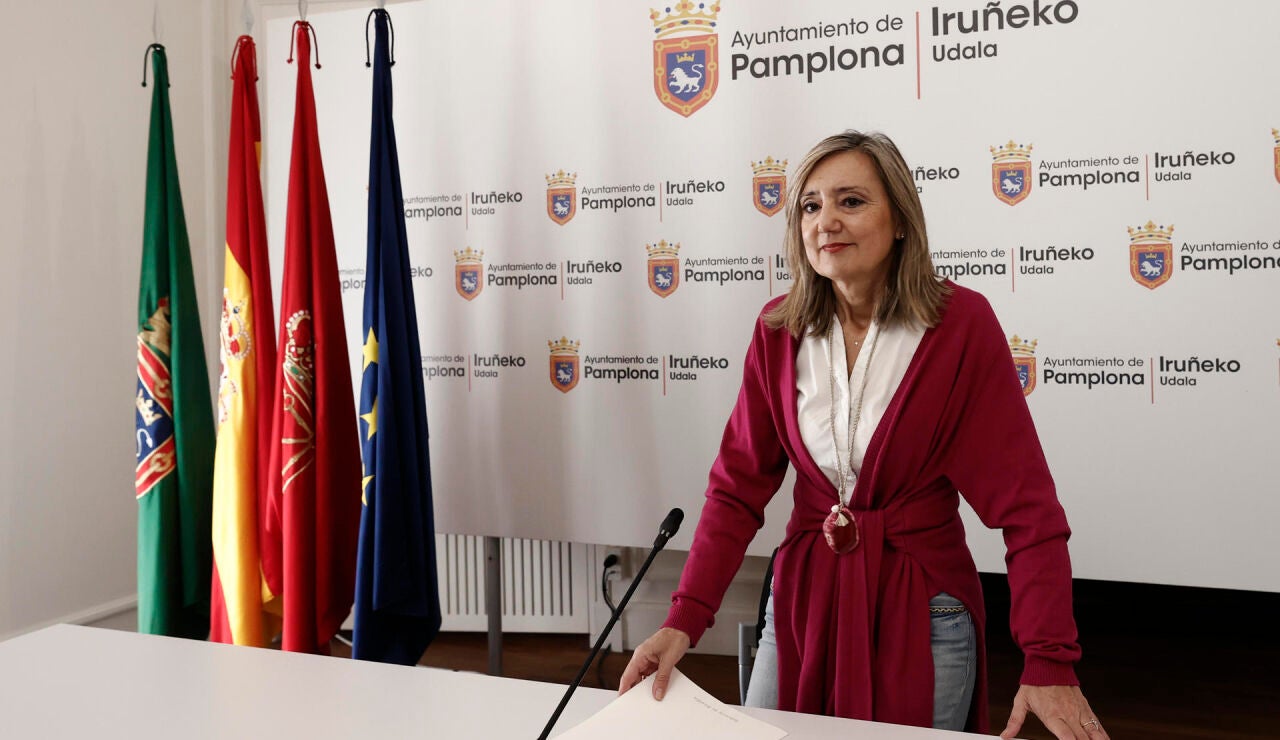 La alcaldesa de Pamplona, Cristina Ibarrola (UPN)