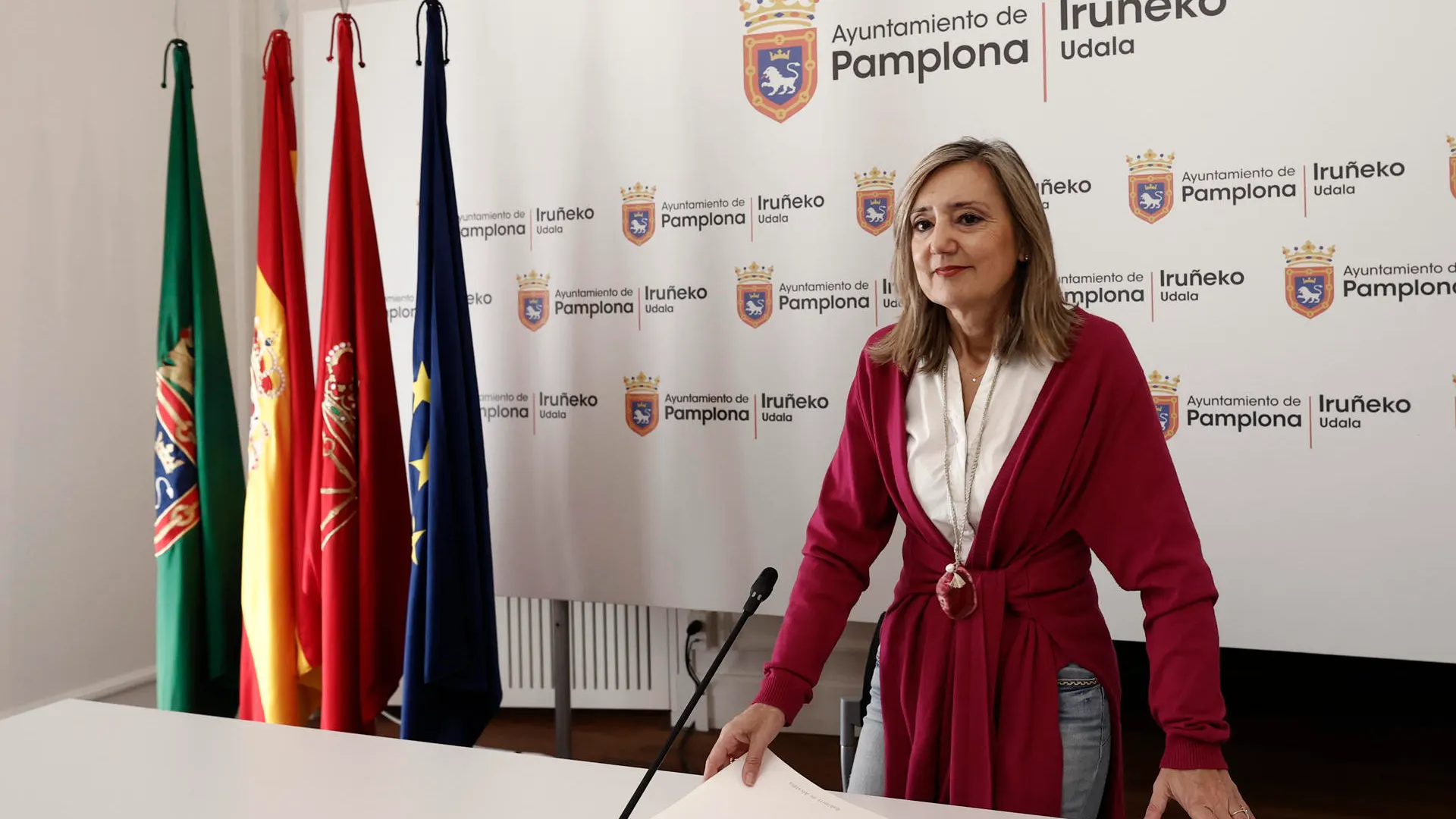 La alcaldesa de Pamplona, Cristina Ibarrola (UPN) La alcaldesa de Pamplona, Cristina Ibarrola (UPN)